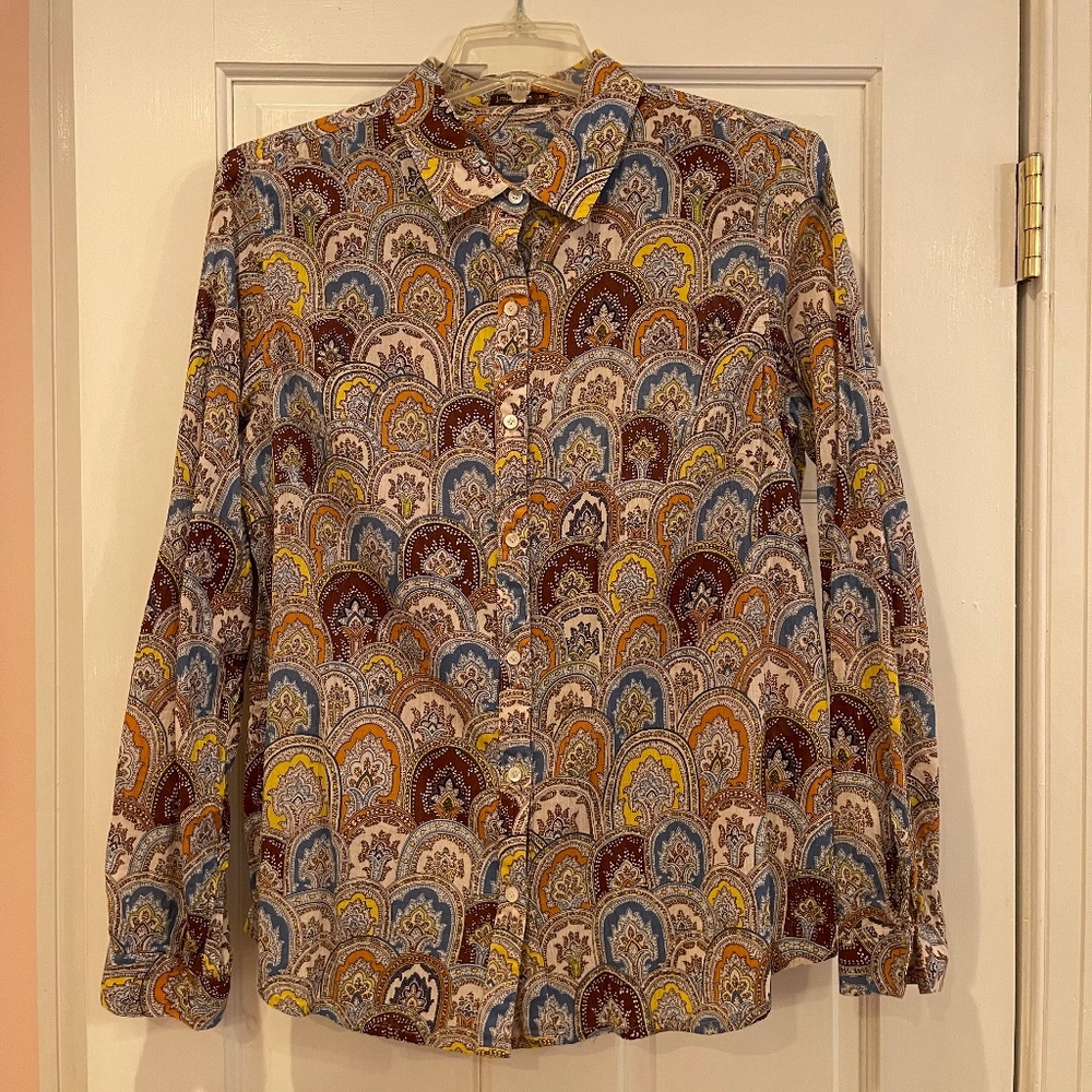 J McLaughlin Long Sleeve Button Top 10
